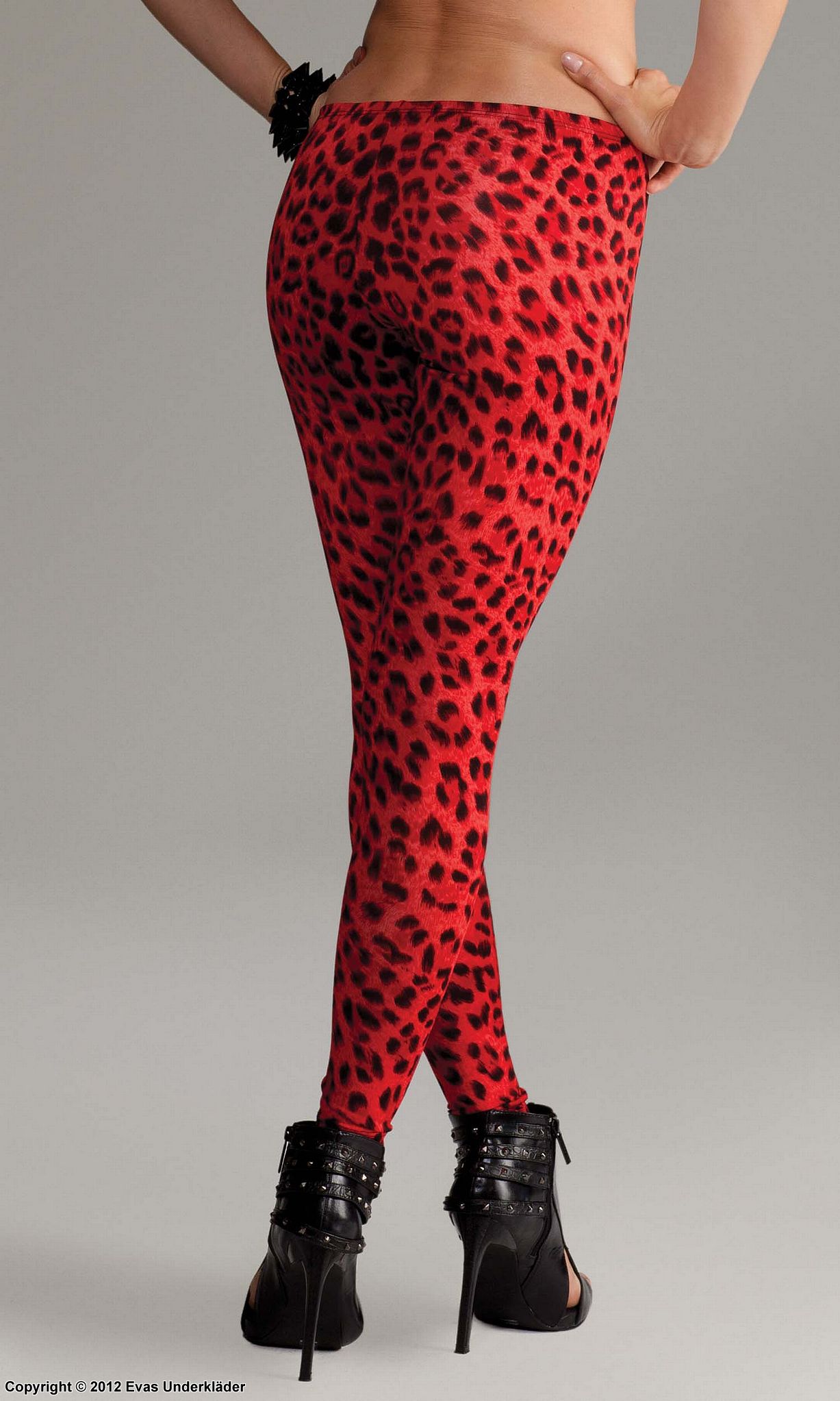 Leopardmönstrade leggings